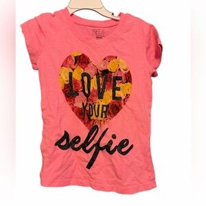 Freeze Kids Coral 'Love Your Selfie' T-Shirt